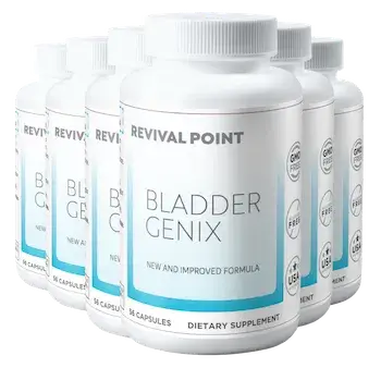 Six bottles of BladderGenix
